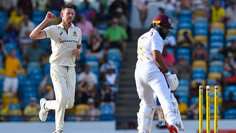 ஆஸ்திரேலியாவுக்கு எதிரான டெஸ்ட் போட்டி: 190 ரன்களுக்கு ஆட்டமிழந்தது மேற்கு இந்தியத் தீவுகள் அணி