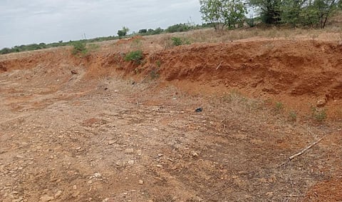 ஸ்ரீவில்லி. அருகே மேய்ச்சல் புறம்போக்கு நிலத்தில் அதிகாரிகள் துணையுடன் மண் கடத்தல்