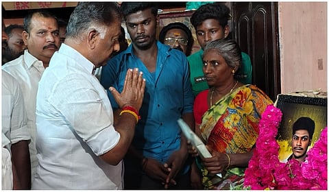 “காவல் துறை அத்துமீறல் நீடித்தால் திமுக ஆட்சிக்கு வீழ்ச்சி உறுதி!” - திருப்புவனத்தில் ஓபிஎஸ் கருத்து