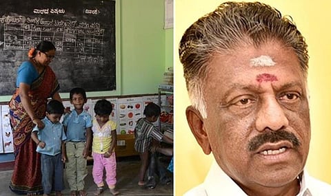 மூடப்பட்ட 500+ அங்கன்வாடி மையங்களை மீண்டும் திறக்க ஓபிஎஸ் வலியுறுத்தல்