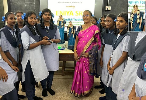 புதுச்சேரி இளங்கோ அடிகள் அரசு பள்ளியில் ஏஐ ஆங்கில ஆசிரியை ‘இனியா ஸ்ரீ’!