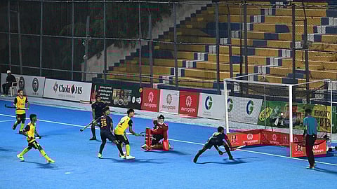 எம்சிசி - முருகப்பா தங்கக் கோப்பை ஹாக்கி தொடர்: ஐஓசி அணி வெற்றி!