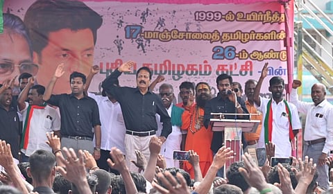 “மாஞ்சோலையில் இருந்து மக்களை கட்டாயமாக வெளியேற்றுகிறது அரசு” - கிருஷ்ணசாமி குற்றச்சாட்டு