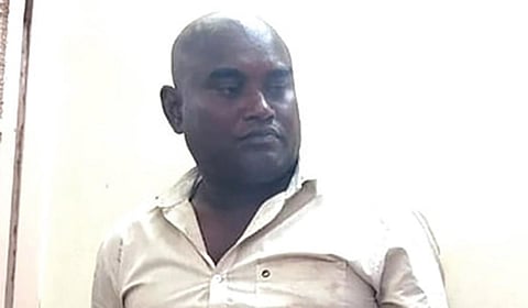 கைது செய்யப்பட்ட மருதுபாண்டி.