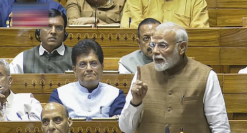 “அணு ஆயுத மிரட்டலுக்கு இந்தியா அடிபணியாது என்பதை நிரூபித்தோம்!” - மக்களவையில் பிரதமர் மோடி பதிலுரை