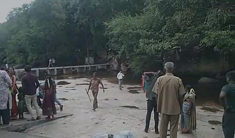 பஞ்சலிங்க அருவியில் திடீர் வெள்ளம்: மலைவாழ் மக்கள் கொடுத்த தகவலால் தப்பிய பக்தர்கள்!