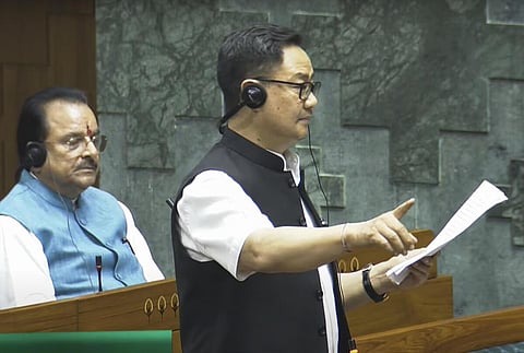 நீதிமன்ற விசாரணையில் உள்ளதால் SIR குறித்து நாடாளுமன்றத்தில் விவாதிக்க முடியாது: கிரண் ரிஜிஜு