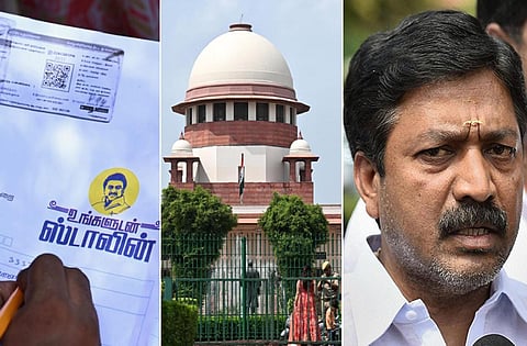 அரசு திட்டங்களில் ஸ்டாலின் பெயருக்கு தடை இல்லை: சி.வி.சண்முகத்துக்கு ரூ.10 லட்சம் அபராதம் விதித்த உச்ச நீதிமன்றம்