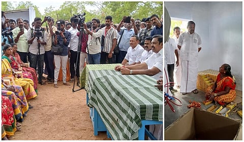 அதிமுக ஆட்சி அமைந்த உடன் பட்டாசு தொழிலாளர்களுக்கு கான்கிரீட் வீடுகள் கட்டி தரப்படும்: இபிஎஸ் உறுதி