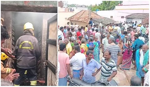 விருதுநகர் அருகே சட்டவிரோதமாக வீட்டில் பட்டாசு தயாரிப்பு: வெடி விபத்து ஏற்பட்டு 3 பேர் உயிரிழப்பு