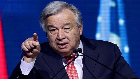 ஐநா பொதுச் செயலாளர் அன்டோனியோ குட்டெரெஸ்