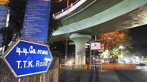 ஆழ்வார்பேட்டையில் மழைநீர் வடிகால் பணிக்காக போக்குவரத்து மாற்றம்