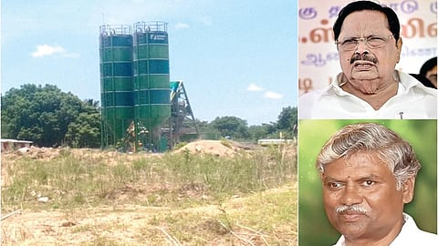 அமைச்சர் துரைமுருகன் மற்றும் குமார்.