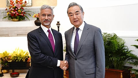 மத்திய அமைச்சர் ஜெய்சங்கருடன் சீன வெளியுறவு அமைச்சர் வாங் யி சந்திப்பு