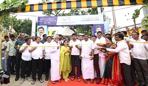 கொருக்குப்பேட்டை போஜராஜன் நகரில் ரூ.30 கோடியில் கட்டி முடிக்கப்பட்ட சுரங்கப்பாலம்: உதயநிதி திறந்து வைத்தார்