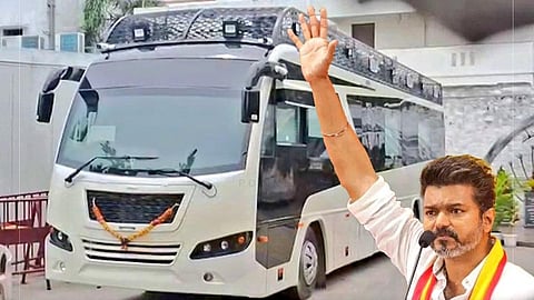 டெல்டாவில் சுற்றுப்பயணம் தொடங்க திட்டம்: விஜய்க்காக நவீன வசதிகளுடன் தயாராகும் பிரச்சார வாகனம்