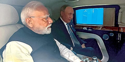 காரில் பிரதமர் மோடியுடன் பேசியது என்ன? - ரஷ்ய அதிபர் புதின் விளக்கம்