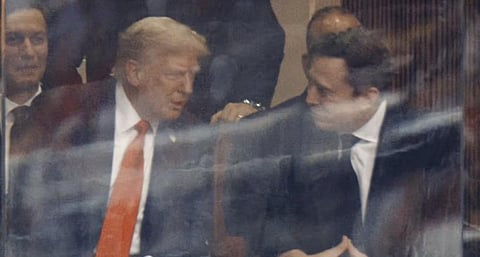 சார்லி கிர்க் துக்க நிகழ்வில் சந்தித்துக் கொண்ட டொனால்டு ட்ரம்ப் - எலான் மஸ்க்!