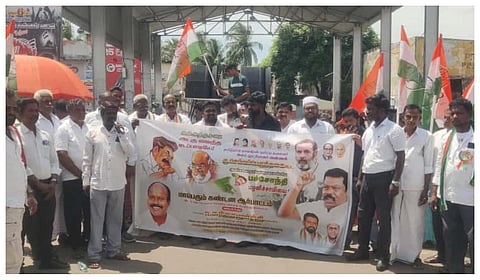 இபிஎஸ் மன்னிப்பு கேட்டும் வரை போராட்டம் தொடரும்: கல்பாக்கத்தில் இளைஞர் காங்கிரஸார் முழக்கம்