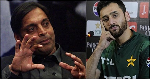 பாகிஸ்தான் முன்னாள் வீரர் ஷோயப் அக்தர், பாகிஸ்தான் அணியின் கேப்டன் சல்மான் அலி ஆகா