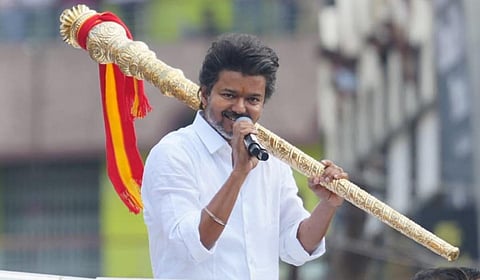 நாமக்கல் பிரச்சாரத்தில் விஜய்