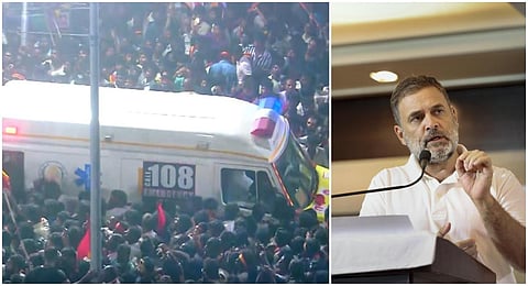 “விலைமதிப்பற்ற உயிர்கள் பறிபோயுள்ளன” - கரூர் நெரிசல் சம்பவத்துக்கு ராகுல் காந்தி இரங்கல்