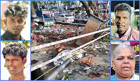 இடது: சஞ்சய், பூபாலன் | வலது: சுப்பிரமணி, சாந்தி