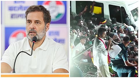 கரூர் துயரச் சம்பவம் குறித்து விஜய்யிடம் தொலைபேசியில் கேட்டறிந்தார் ராகுல் காந்தி