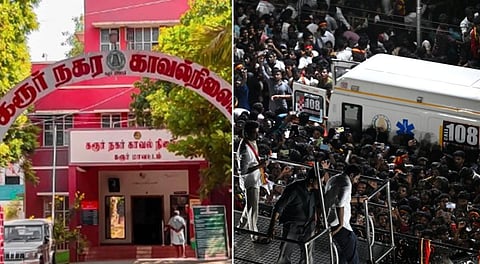 கரூர்: ஆம்புலன்ஸ் ஓட்டுநர்களை தாக்கியதாக தவெகவினர் மீது வழக்குப் பதிவு