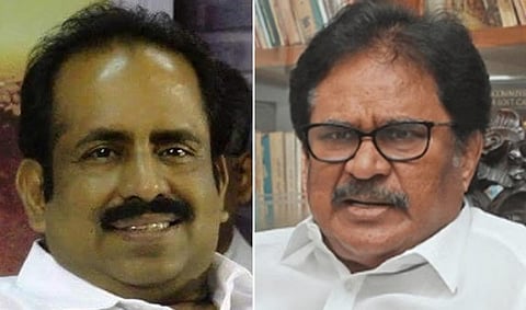 திமுக வர்த்தக அணி செயலாளர் காசிமுத்துமாணிக்கம் | தமிழ்நாடு காங்கிரஸ் கமிட்டி முன்னாள் தலைவர் திருநாவுக்கரசர் - கோப்புப் படங்கள்