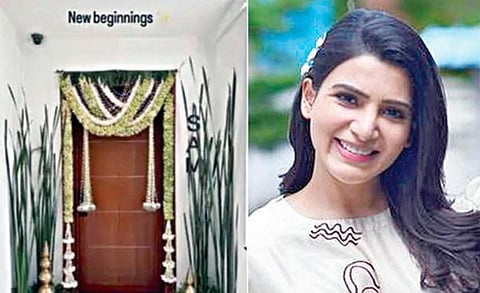 மும்பையில் புது வீட்டில் குடியேறினார் சமந்தா