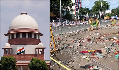 கரூர் சம்பவம்: சிபிஐ விசாரணை கோரிய மேல்முறையீட்டு மனுவை அக்.10-ல் விசாரிக்க உச்ச நீதிமன்றம் ஒப்புதல்