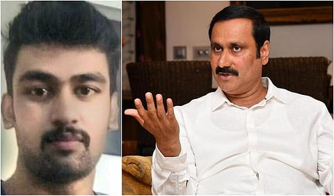 தஷ்வந்த் (இடது); அன்புமணி ராமதாஸ் (வலது)