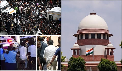 கரூர் சம்பவத்துக்கு பின் விஜய் அங்கிருந்து வெளியேற உத்தரவிடப்பட்டார்: உச்ச நீதிமன்றத்தில் தவெக வாதம்