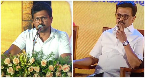 “நம் முதல்வரும் திரைப்படங்களிலும், நாடகங்களிலும் நடித்தவர்தான்” - உதயநிதி ஸ்டாலின் புகழாரம்