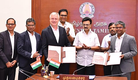 போரூரில் ரூ.2000 கோடி முதலீடு: ஹிட்டாச்சியுடன் ஒப்பந்தம் - முதல்வர் முன்னிலையில் கையெழுத்து