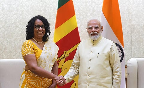 இலங்கை பிரதமர் ஹரிணி அமரசூர்ய - பிரதமர் நரேந்திர மோடி சந்திப்பு.