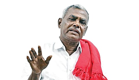 மார்க்சிஸ்ட் கம்யூனிஸ்ட் கட்சியின் மாநிலச் செயலாளர் பெ.சண்முகம்