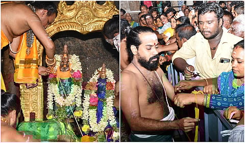 திருப்பரங்குன்றம் சுப்பிரமணிய சுவாமி கோயிலில் கந்த சஷ்டி திருவிழா காப்பு கட்டுதலுடன் தொடக்கம்