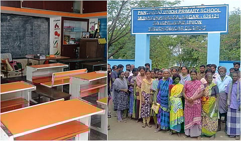 சேத்தூர்: தலைமை ஆசிரியர் இடைநீக்கத்தை கண்டித்து மாணவர்களை பள்ளிக்கு அனுப்ப பெற்றோர் மறுப்பு