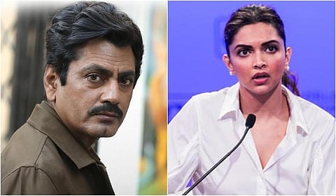 நவாஸுதின் சித்திக் (இடது), தீபிகா படுகோன் (வலது)