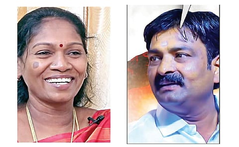 மானாமதுரையில் சீட்டுக்காக முன்னாள் பெண் அமைச்சருடன் மல்லுக்கட்டும் அமைச்சர் ஆதரவாளர்