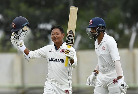 ரஞ்சி கோப்பை கிரிக்கெட்: நாகாலாந்து பதிலடி