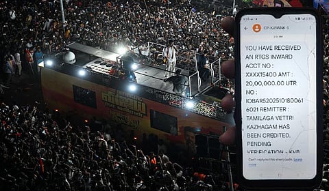 விஜய் வழங்கிய ரூ.20 லட்சத்தை திருப்பி அனுப்பிய கரூர் பெண் - காரணம் என்ன?