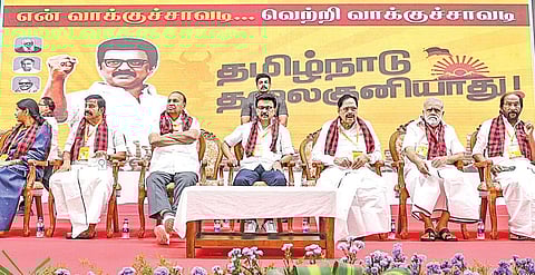 ‘தொண்டர்களை நம்பித்தான் நான் இருக்கேன்..’ - நிர்வாகிகள் பயிற்சி கூட்டத்தில் ஸ்டாலின் உருக்கம்