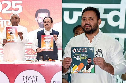 பிஹார் தேர்தலில் தாக்கம் செலுத்தும் ‘தமிழ்நாடு மாடல்’ - வாக்குறுதிகள் சொல்வதென்ன?