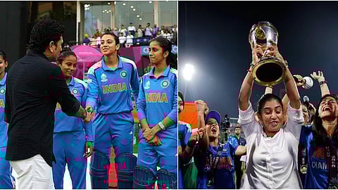 பாராட்டு மழையில் இந்திய மகளிர் கிரிக்கெட் அணியினர்! - சச்சின், மிதாலி வாழ்த்து