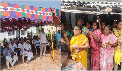 கரூர் வெண்ணெய் மலை பகுதியில் ஆக்கிரமிப்பு கடைகளுக்கு சீல்: மக்கள் போராட்டம்