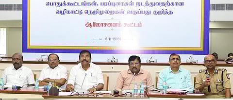 அரசியல் கட்சி பொதுக்கூட்டங்களில் 50,000 பேர் கூடினால் ரூ.20 லட்சம் டெபாசிட்: புதிய கட்டுப்பாடுகளை பரிந்துரைத்தது அரசு