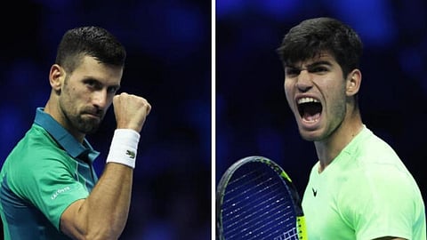 ஏடிபி பைனல்ஸ் டென்னிஸ்: அல்கராஸ், ஜோகோவிச் ஒரே பிரிவில் இடம்பெற்றனர்